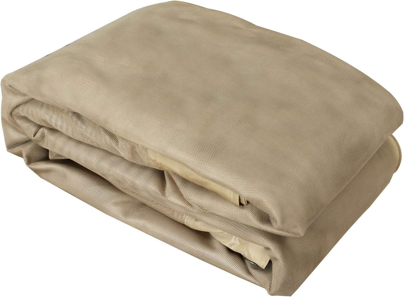 4-Wall Mosquito Netting for 10' x 12' Gazebo - Weather-resistant Beige Fabric