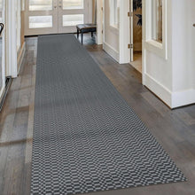 Load image into Gallery viewer, Comfort &amp; Safety: Charcoal 3' x 16' Non-Slip Runner Rug for Hallway &amp; Kitchen