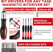 Load image into Gallery viewer, Fully Equipped 21V Cordless Drill Kit with 112-Piece Accessory Set for Home DIY