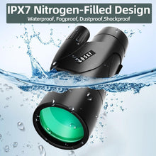 Load image into Gallery viewer, Waterproof Lightweight Monocular Telescope, 15x55 with BAK-4 Prism and FMC Lens
