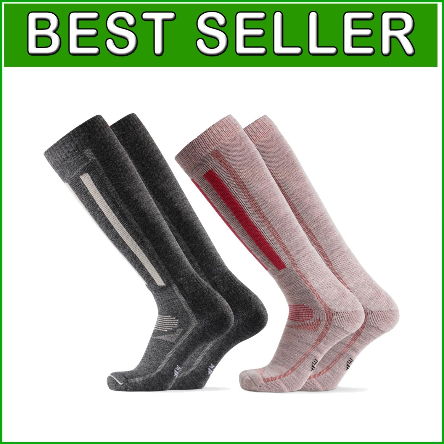 All-Weather Thermal Ski Socks for Men & Women - Ultimate Comfort & Protection