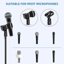 Load image into Gallery viewer, Height Adjustable Microphone Boom Stand Set - Perfect for Singing &amp; Lectures
