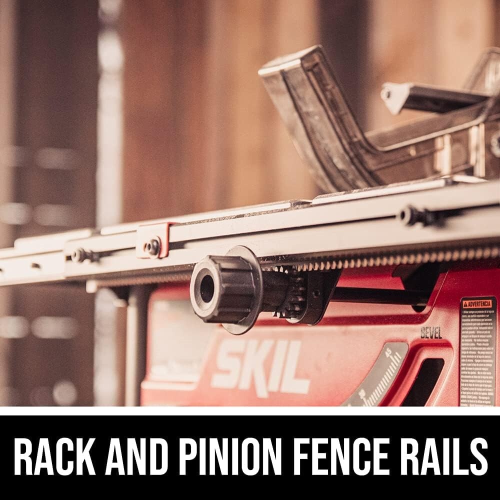 10-Inch Jobsite Table Saw with Folding Stand - Perfect for Woodworking Projects