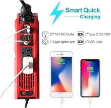 Load image into Gallery viewer, 200W Car Inverter with Dual AC Sockets &amp; Type C Port - Ultimate Power Solution