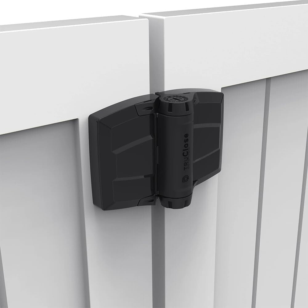 Durable Self-Closing Hinge Pair for Gates Up to 154 lbs with Easy Adjustability