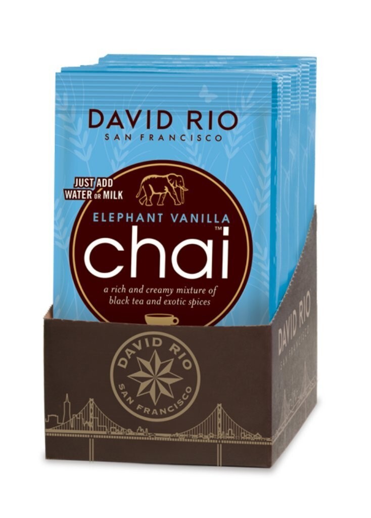 Elephant Vanilla Chai Tea Packets - 48 Single Serve 1.23 oz for Easy Enjoyment
