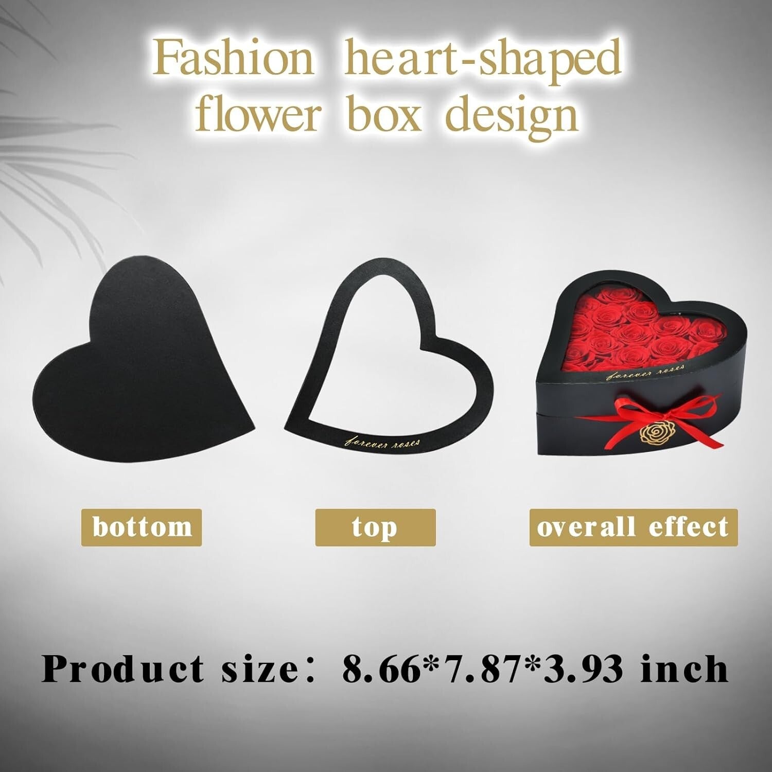 Forever Roses Gift Box: 16 Grade A Red Blooms, 2-3 Year Lifespan, No Maintenance