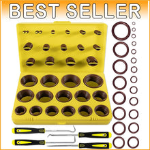 Load image into Gallery viewer, Viton O-Ring Collection - 30 Sizes for Chemicals, Automotive, and Plumbing