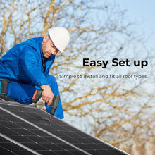 Load image into Gallery viewer, Compact and Lightweight 100W Solar Panel Set - Ideal for RV and Marine Use