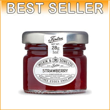 Load image into Gallery viewer, Gourmet Strawberry Preserve Minis - 1 oz Jars, Pack of 72 for Culinary Delights