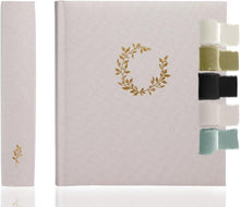 Load image into Gallery viewer, Square Scrapbook Photo Album: Gold-Stamped, Durable - Gift for Every Occasion