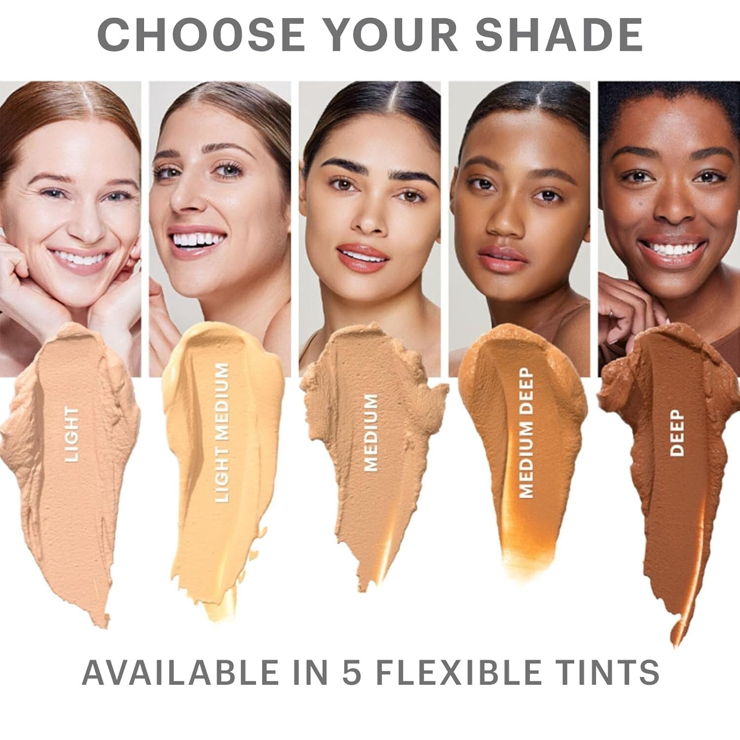 4-in-1 Oil-Free Tinted Primer with SPF 30 for Flawless Skin - Light Medium