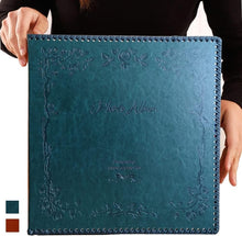Load image into Gallery viewer, Elegant Vintage Leather Photo Album - 80 Self-Adhesive Pages for Memories