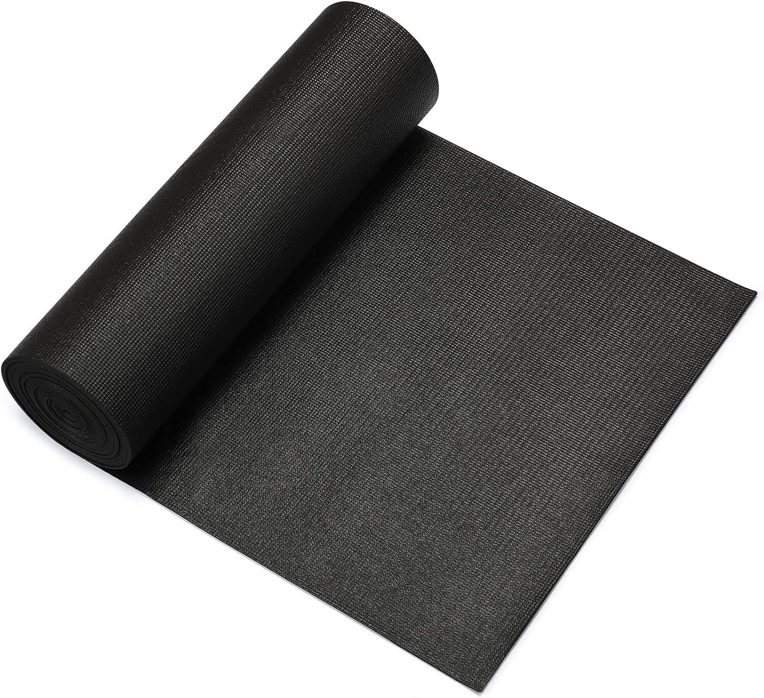 Durable Adjustable Toolbox Drawer Liner, 24" Wide x 24 Feet Long - Black Rubber