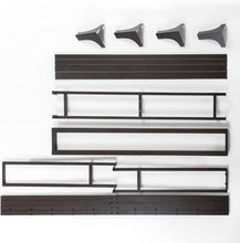 Load image into Gallery viewer, Queen Metal Platform Bed Frame with Integrated Steel Slat Support - Black Finish