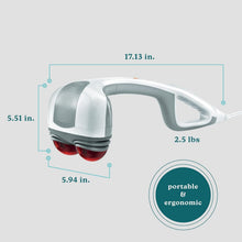 Load image into Gallery viewer, Dual Pivoting Heated Back Massager - Ultimate Relaxation for Neck and Shoulders