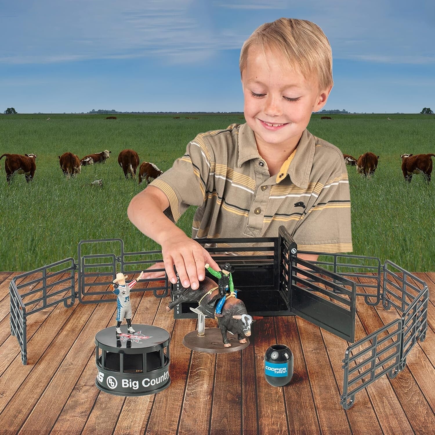 Exciting 13-Piece Rodeo Toy Collection - Adventure Awaits for Young Riders!