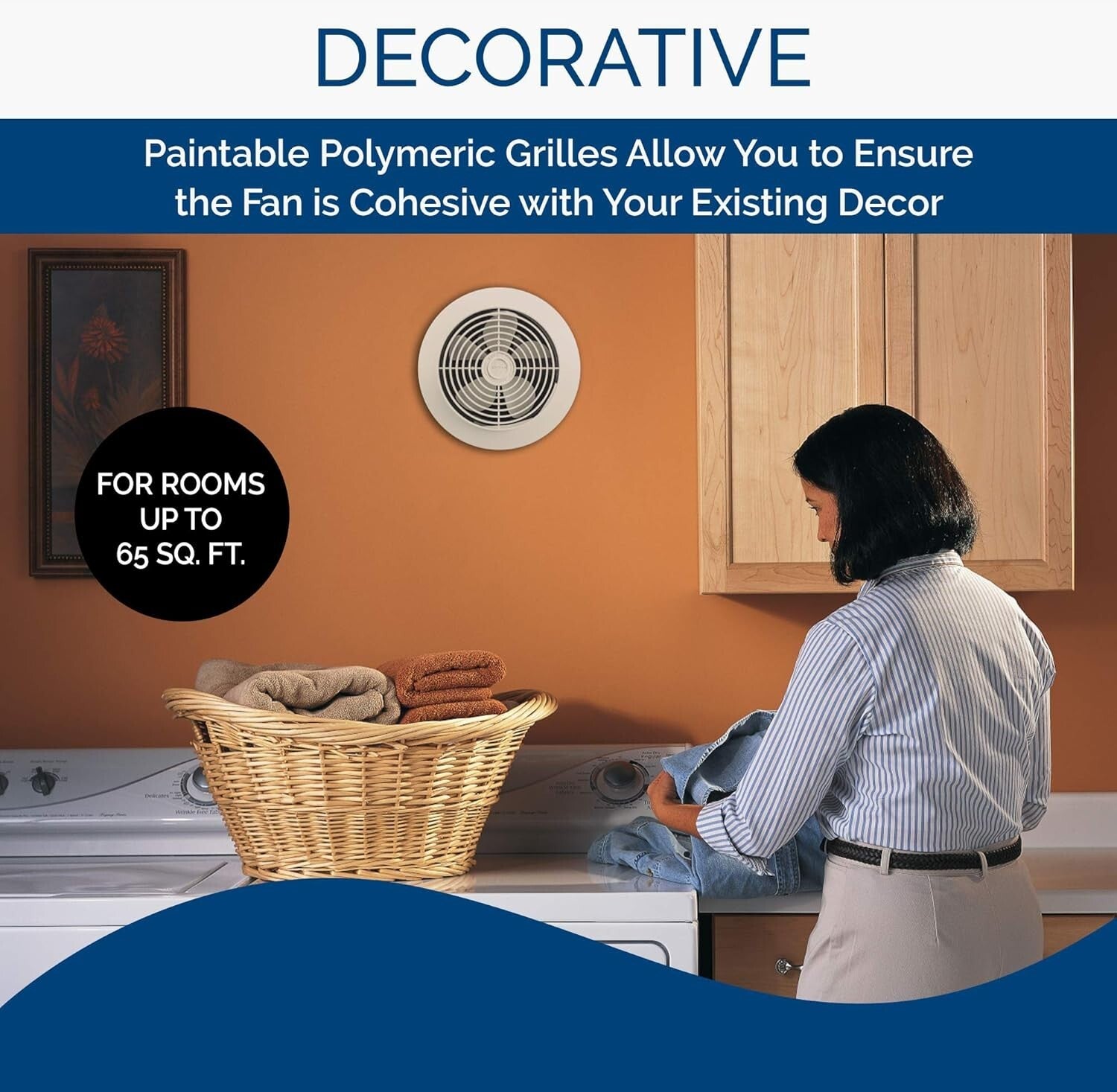 Compact 6-Inch Exhaust Fan with Remote Control - For Efficient Ventilation