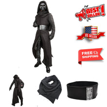 Load image into Gallery viewer, Kylo Ren Inspired Costume: Complete XX-Large Outfit with Scarf &amp; Adjustable Belt