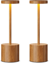 Load image into Gallery viewer, Set of 2 Cordless Rechargeable Table Lamps - Dimmable LED Light for Indoor/Ou...