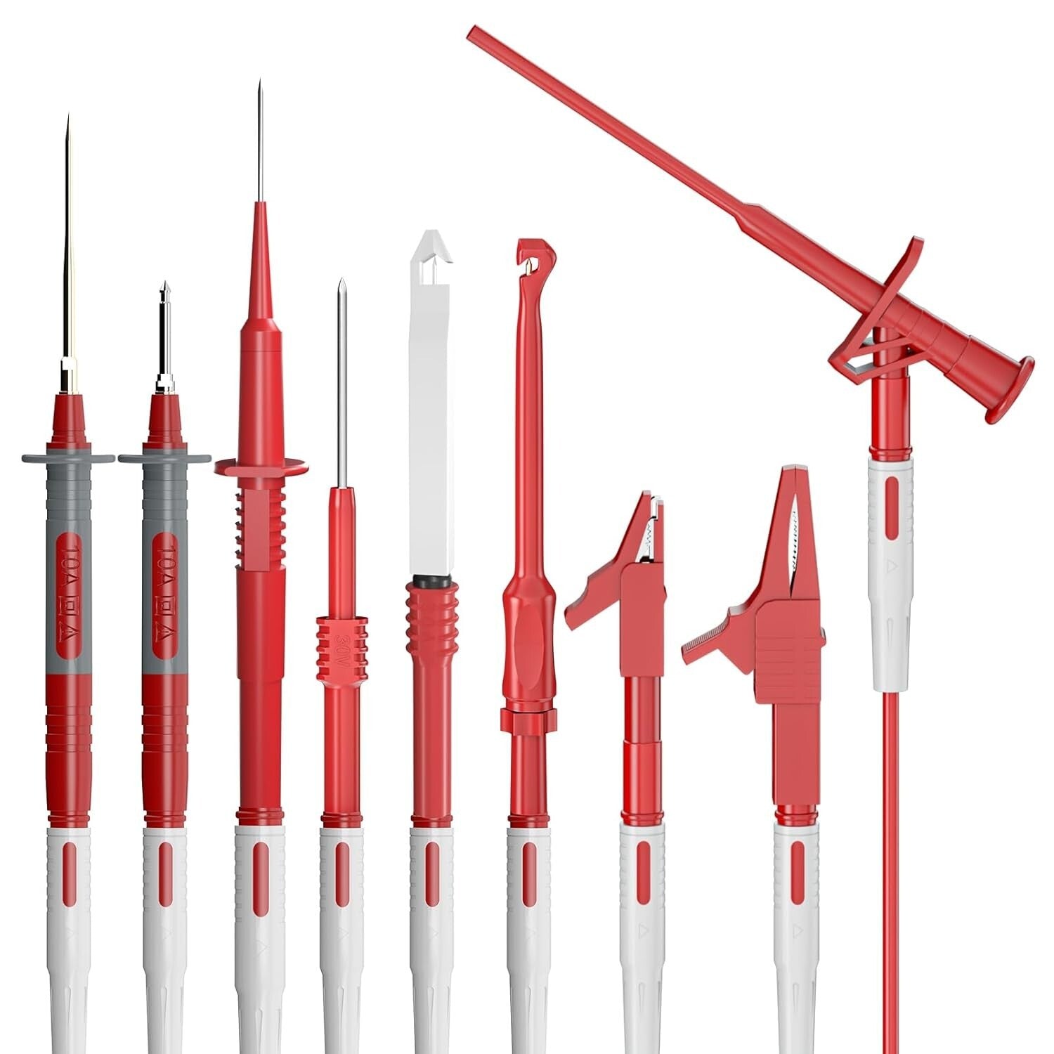 33PCS Premium Multimeter Test Leads Kit with Precision Probes & Alligator Clips