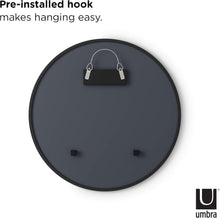 Load image into Gallery viewer, Large 24-Inch Round Mirror with Protective Rubber Frame for High-Traffic Areas