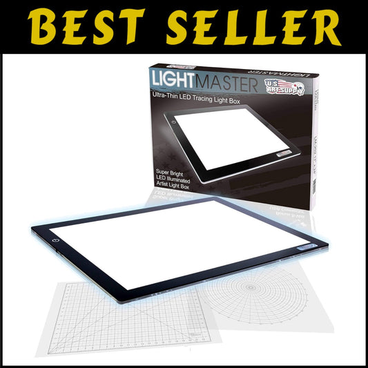 Ultra-Thin 17x24" Portable Dimmable Lightboard - Ideal for Crafting & Drawing