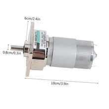 Load image into Gallery viewer, Durable Metal 24V DC Gear Motor 35W – Adjustable Speed and Direction, 500 RPM