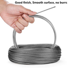 Load image into Gallery viewer, 220FT Stainless Steel Cable with Cutter - Ideal for Railing &amp; Landscape Projects