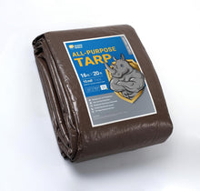 Load image into Gallery viewer, Versatile 16x20 Heavy Duty Tarp - Waterproof &amp; UV Resistant for Camping and More