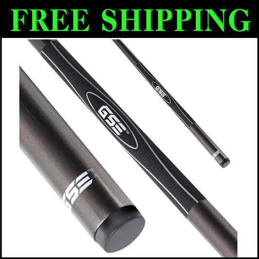 Stylish 58" Titanium and Fiberglass Billiards Cue - 12.7 mm Tip, Various Weights
