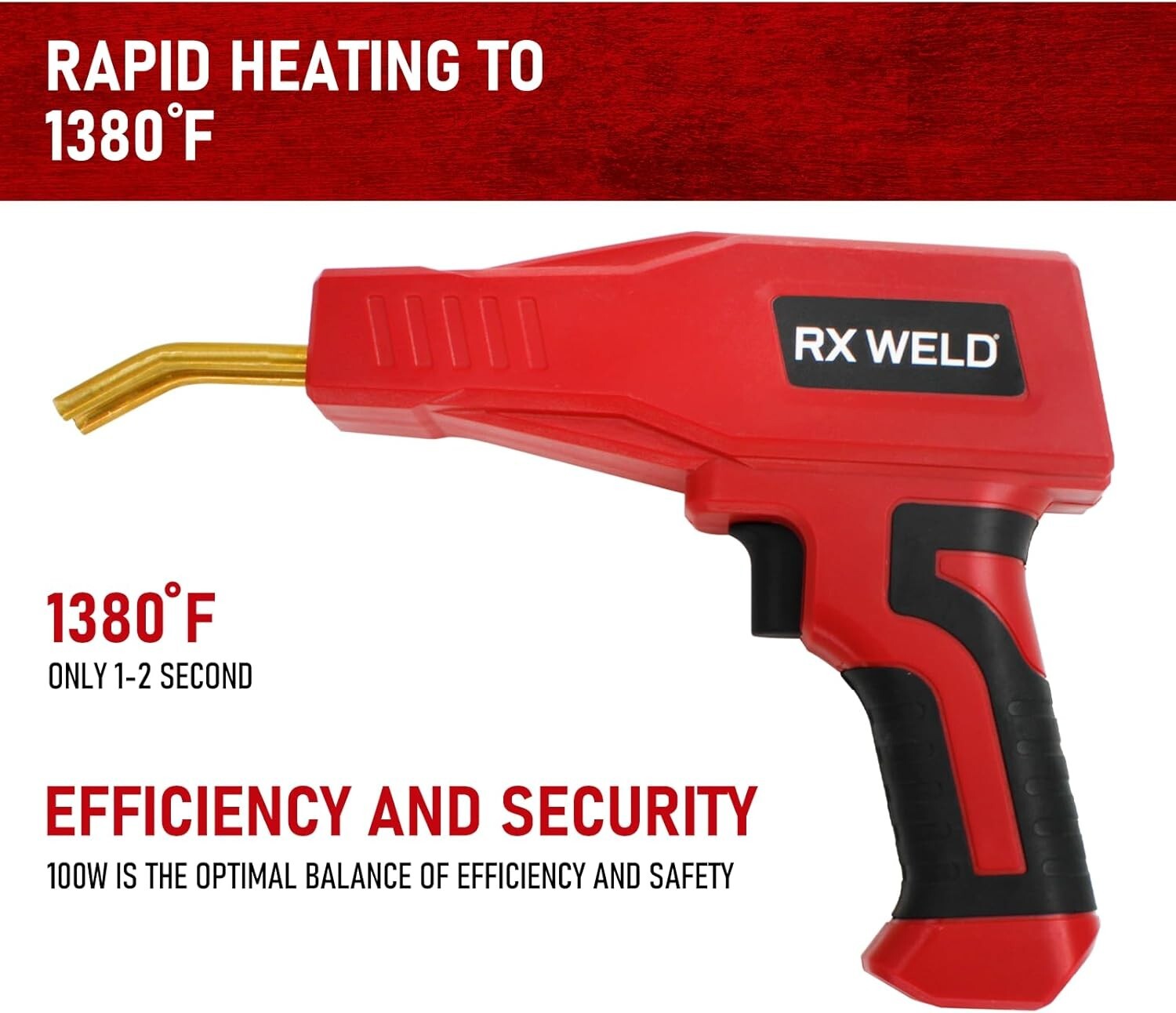 800°F Adjustable Plastic Welder Set for Cars, Kayaks, and Toys - Fast Repairs