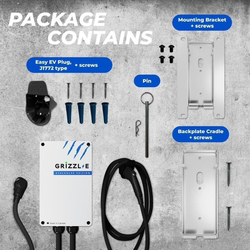 Avalanche Edition EV Charging Station - 24 Ft Cable, Weatherproof & Portable