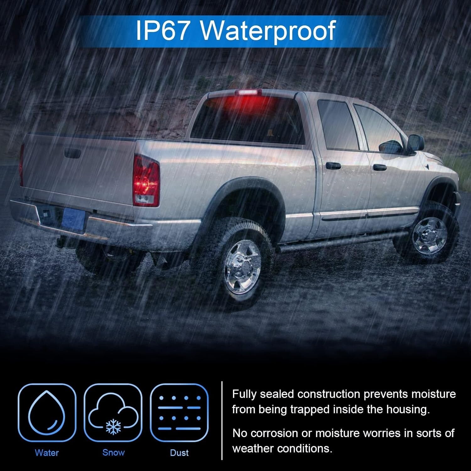 LED Third Brake Light with Strobe Feature for Ram 1500/2500/3500 (2002-2009)