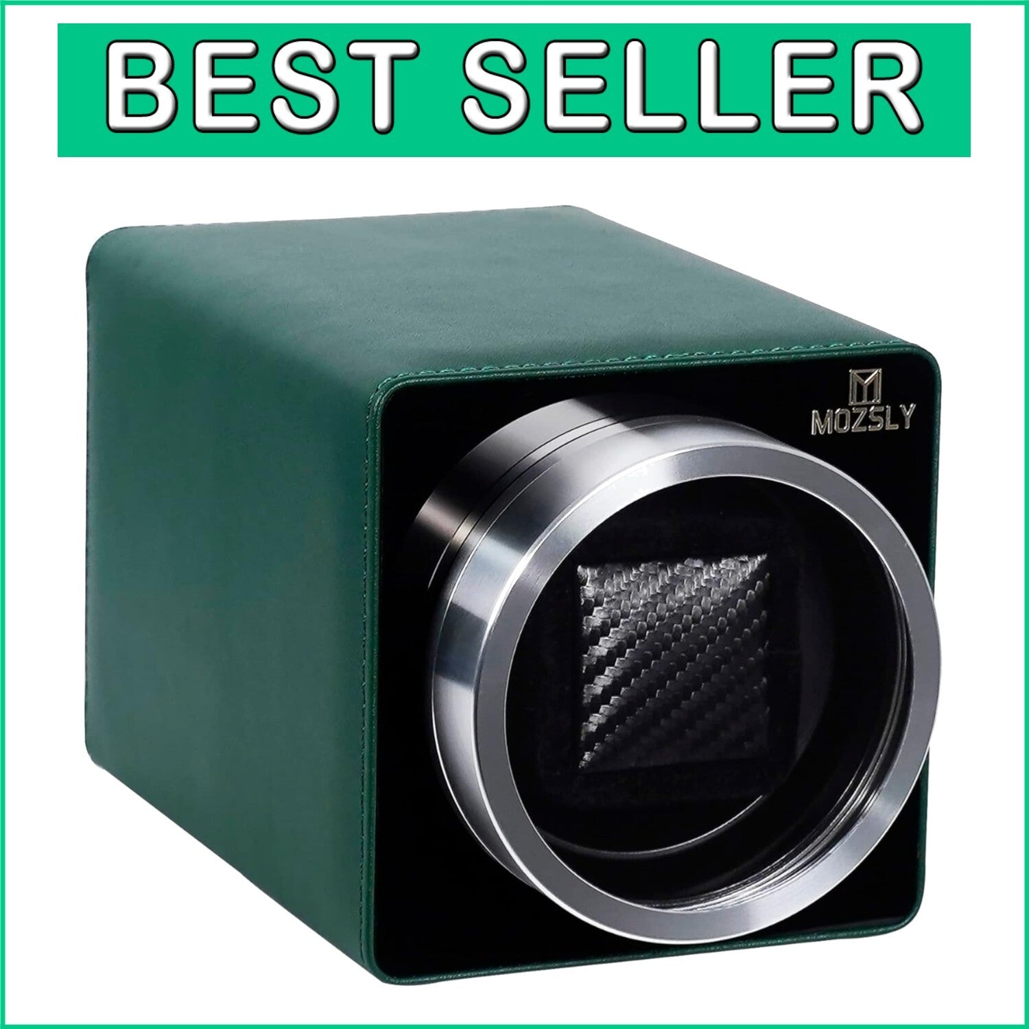 Elegant Watch Winder for Automatic Watches - Quiet Motor, 12 Rotation Settings