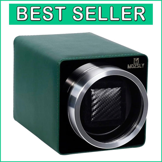 Elegant Watch Winder for Automatic Watches - Quiet Motor, 12 Rotation Settings