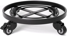 Load image into Gallery viewer, 16" Heavy Duty Metal Plant Caddy with Wheels for Indoor &amp; Outdoor Use