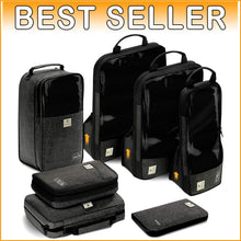 Load image into Gallery viewer, Water-Proof Travel Packing Organizers with Smart Compression - Set of 3