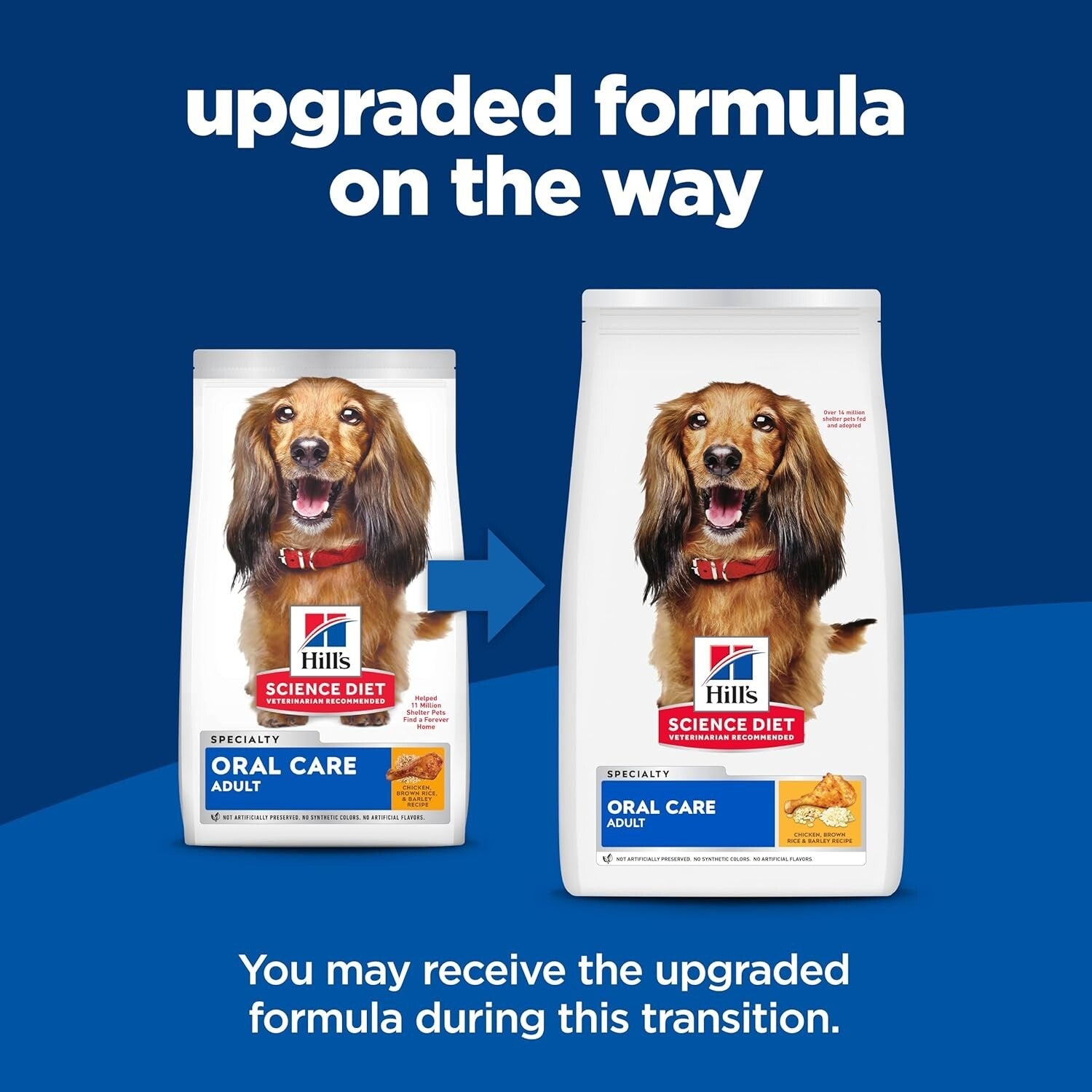 Premium Adult Dog Food with Chicken, Rice & Barley – 28.5 lb for Dental Health