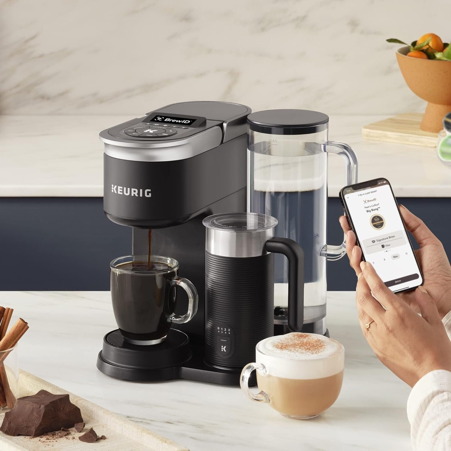 WiFi Enabled K-Cafe Coffee Brewer with MultiStream Technology - Modern Design