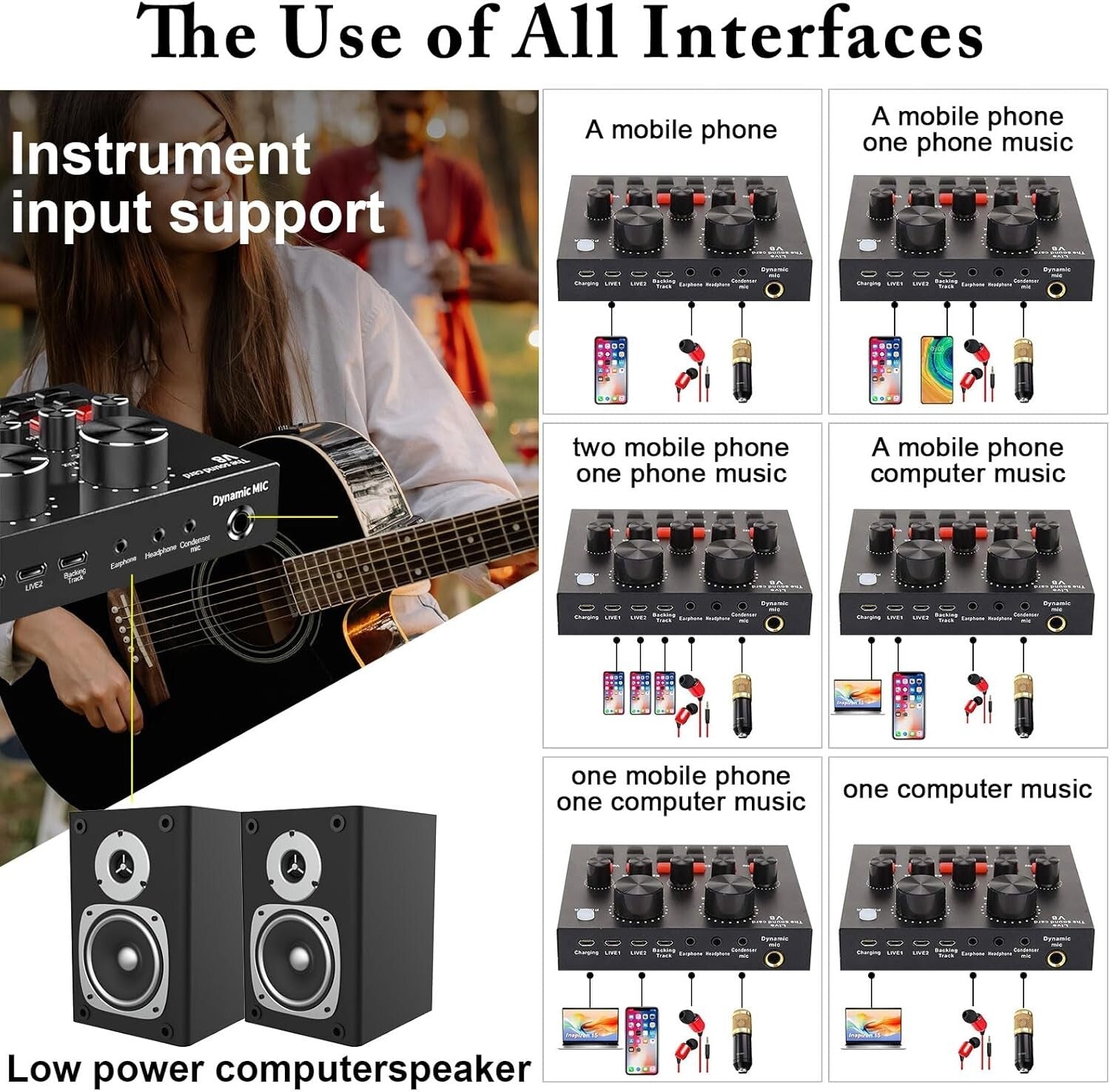 Professional Podcast Bundle with Noise Reduction Mic and Adjustable Arm Stand