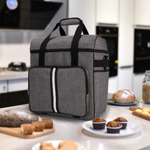 Load image into Gallery viewer, Ergonomic Kitchen Mixer Carrying Bag - Fits 6-8 Quart Mixers with Pockets