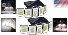 Load image into Gallery viewer, IP65 Waterproof Solar LED Motion Sensor Lights - 300 Bright Lights for Outdoors