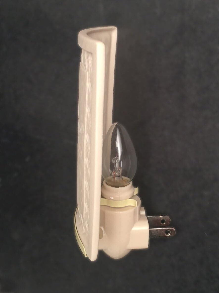 Enchanting Handmade Porcelain Lithophane Night Light - Fairy Design By Delamare