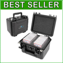 Load image into Gallery viewer, Heavy-Duty Crushproof Card Storage Box for 150 Top Loader Cards or 40 Slabs