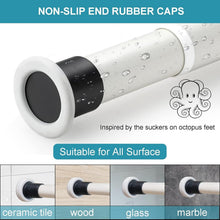 Load image into Gallery viewer, Versatile Tension Curtain Rod - Adjustable 82.7-102.4”, Strong Hold, No Drilling