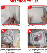 Load image into Gallery viewer, Invisible No-Show Mesh Stabilizer, 1.5 oz for Flawless Embroidery - 20x100 Yard