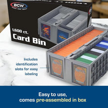 Load image into Gallery viewer, Protective 2-Pack Card Bins - Easy Carry &amp; Customized Storage for Collectibles