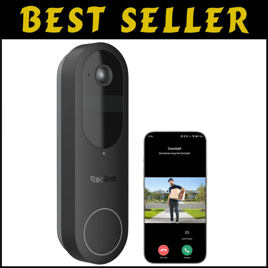Smart Wireless Doorbell Camera: 2K Resolution, Battery/Wired Power, Alerts