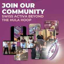 Load image into Gallery viewer, Adjustable Infinity Weighted Hula Hoop for Belly Fat Loss - Track Your Progress